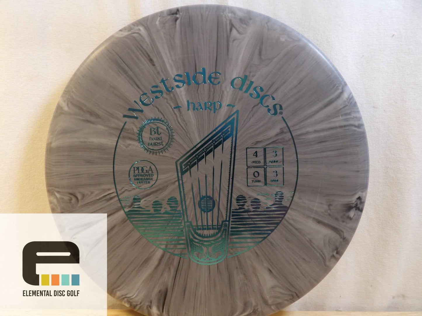 Westside Discs BT Hard Burst Harp (4/3/0/3) - Elemental Disc Golf
