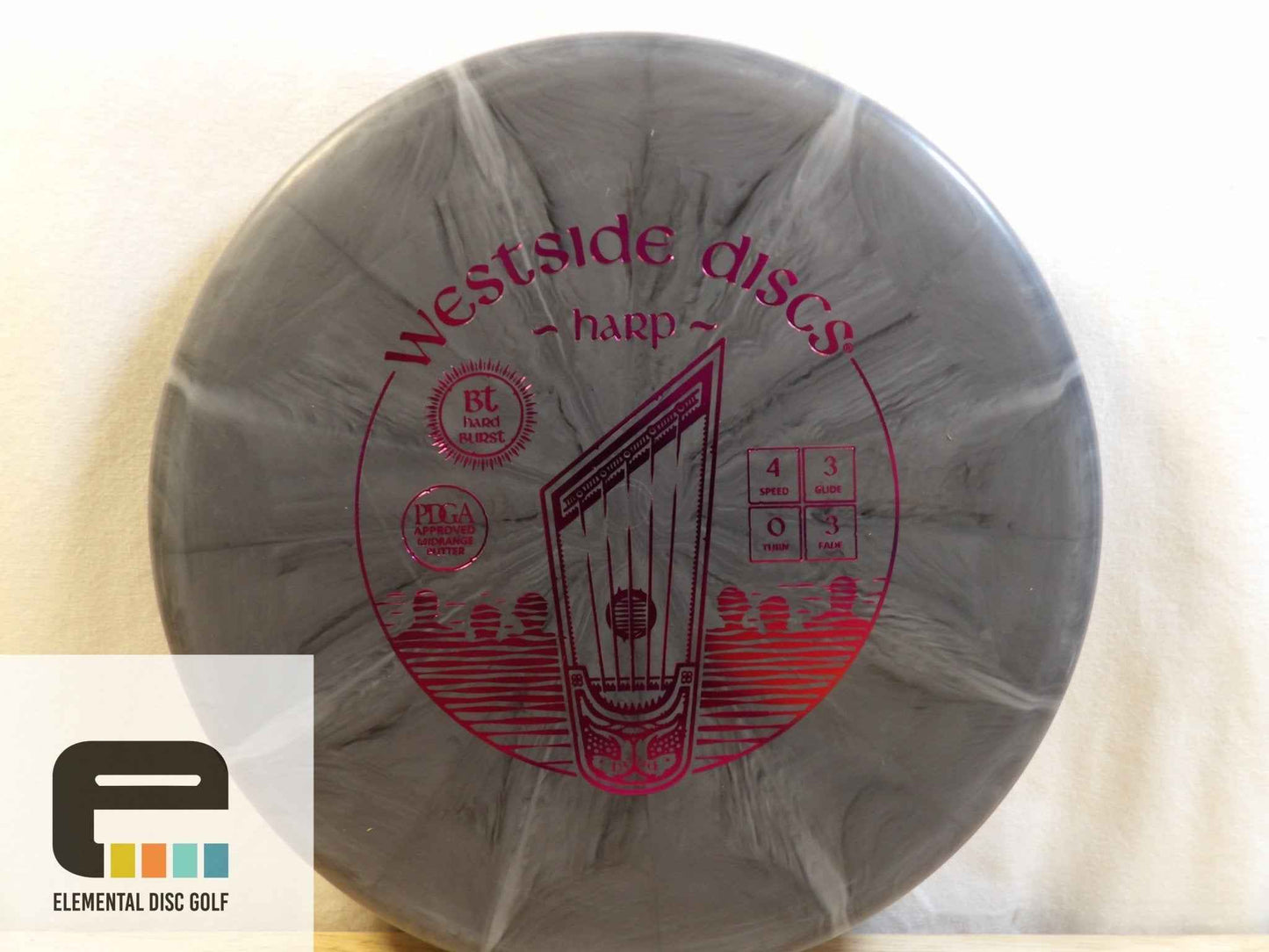 Westside Discs BT Hard Burst Harp (4/3/0/3) - Elemental Disc Golf