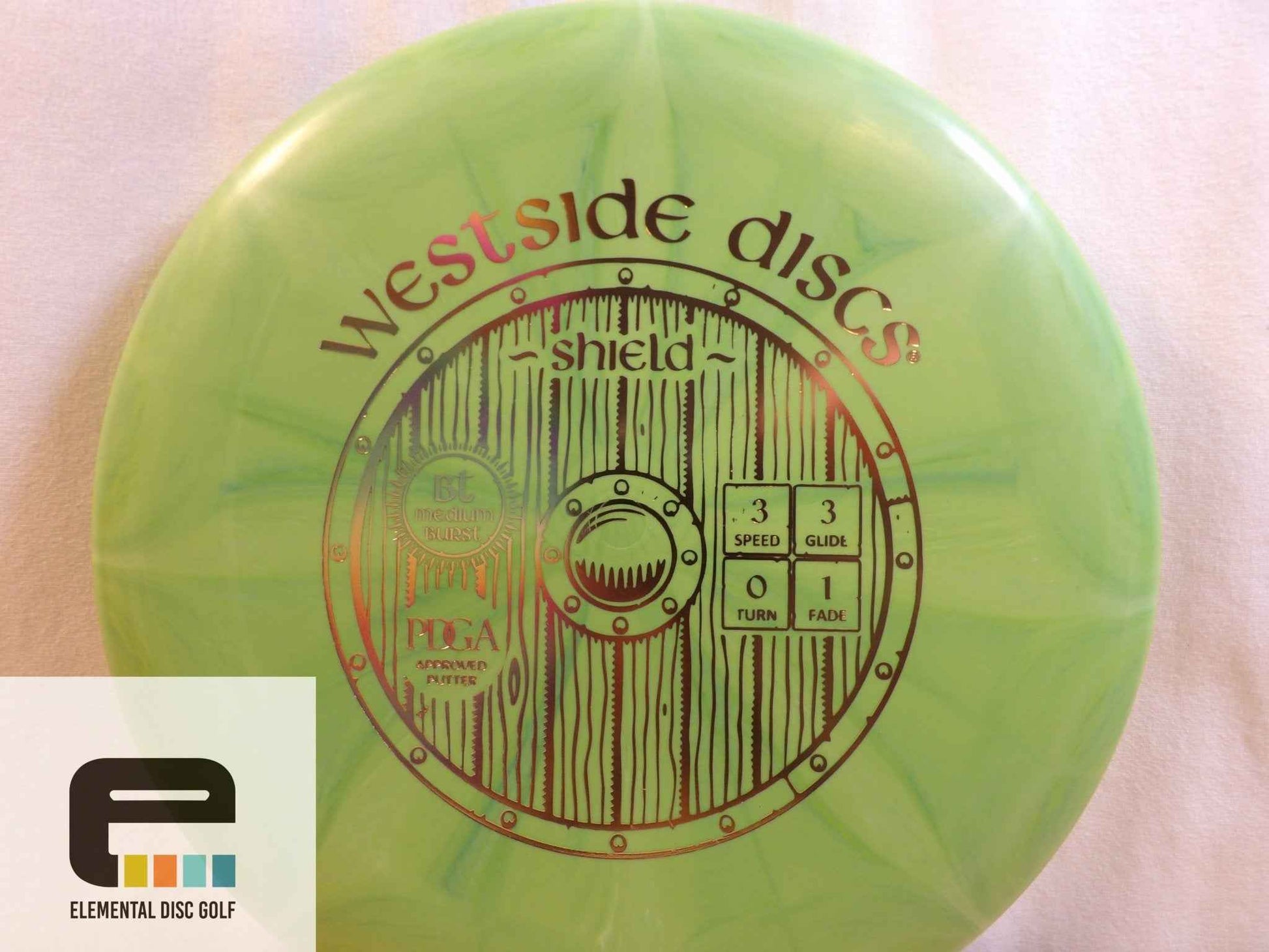 Westside Discs BT Medium Burst Shield (3/3/0/1) - Elemental Disc Golf