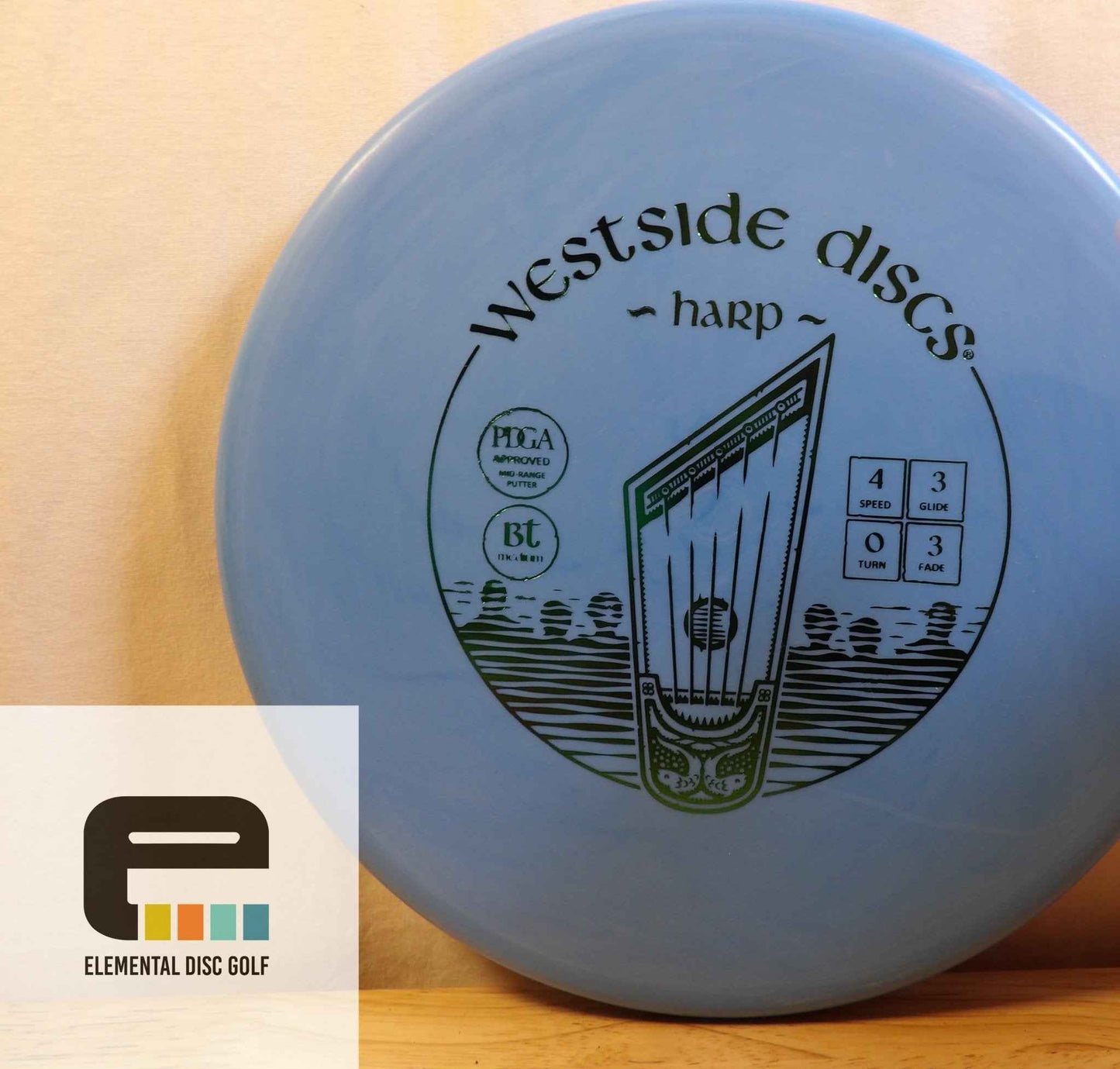 Westside Discs BT Medium Harp (4/3/0/3) - Elemental Disc Golf