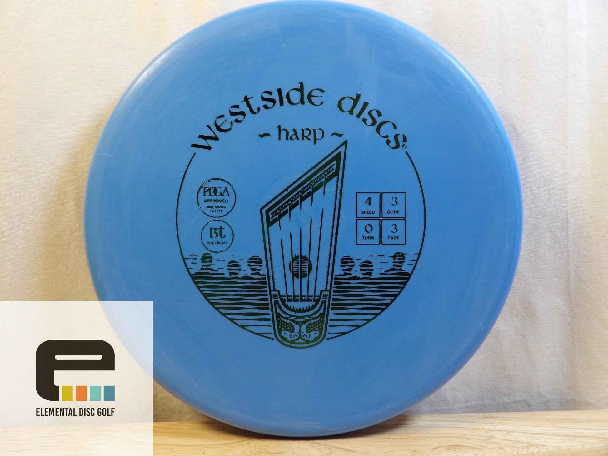 Westside Discs BT Medium Harp (4/3/0/3) - Elemental Disc Golf