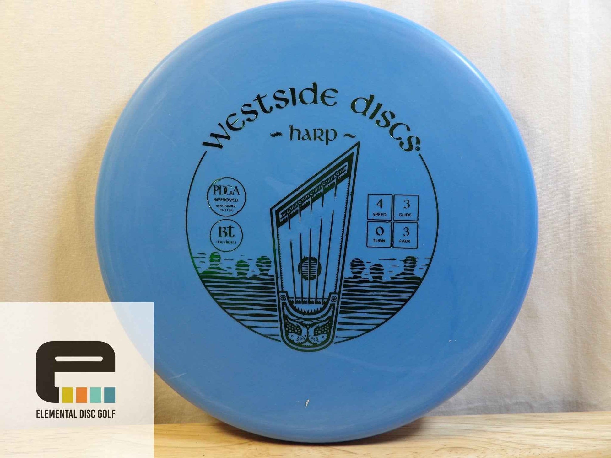 Westside Discs BT Medium Harp (4/3/0/3) - Elemental Disc Golf