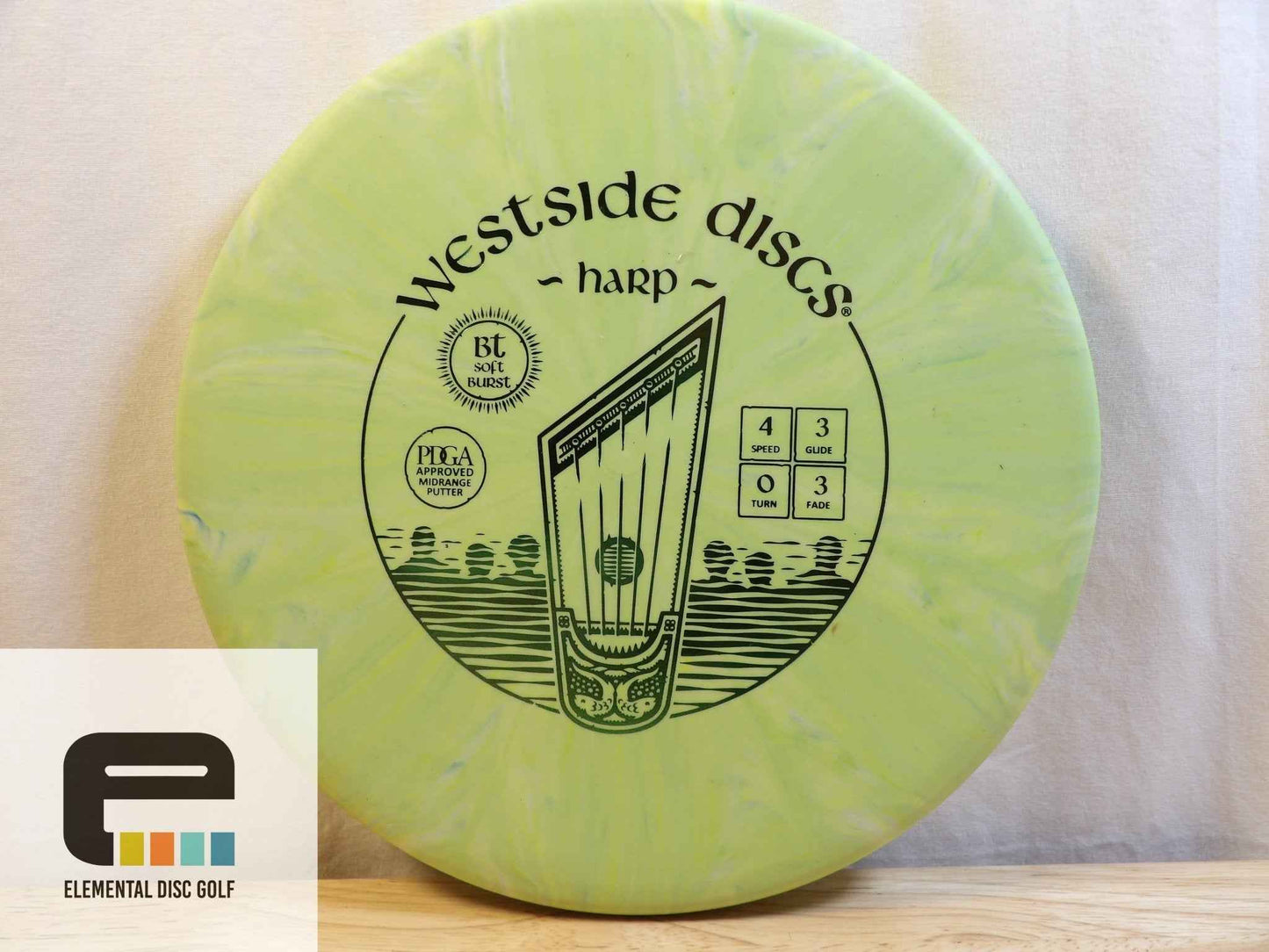 Westside Discs BT Soft Burst Harp (4/3/0/3) - Elemental Disc Golf