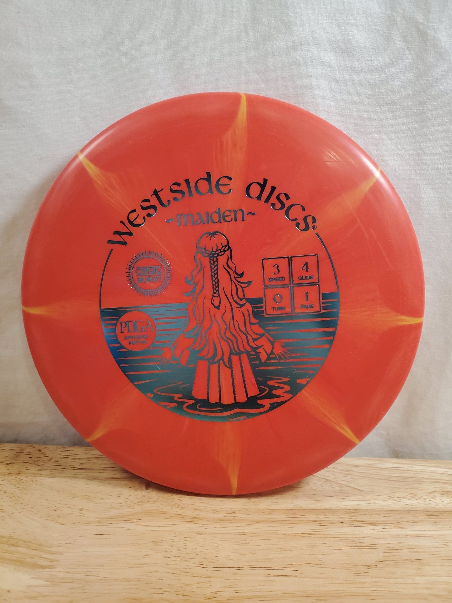 Westside Discs Origio Burst Maiden - Elemental Disc Golf