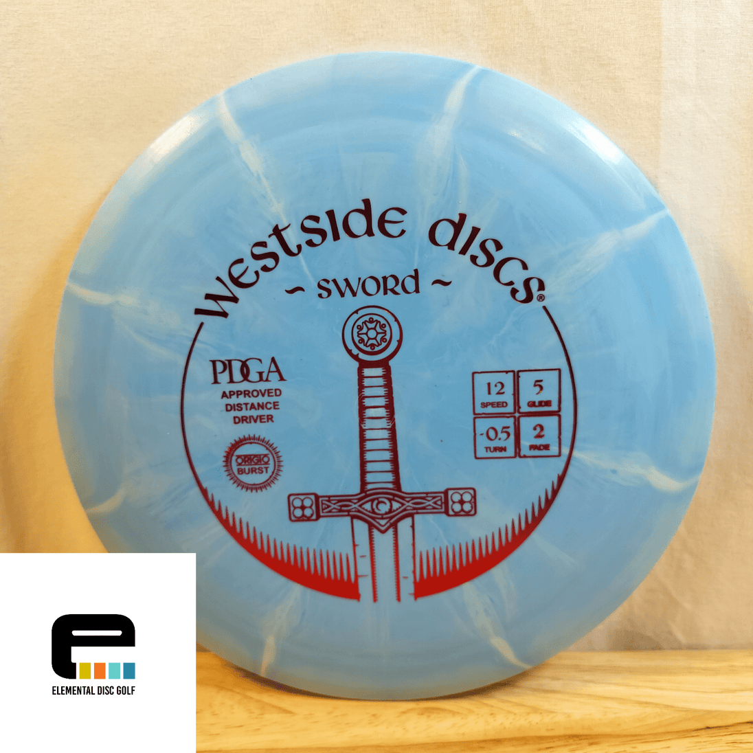 Westside Discs Origio Burst Sword - Elemental Disc Golf