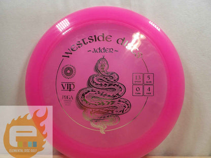 Westside Discs VIP Adder (13/5/0/4) - Elemental Disc Golf