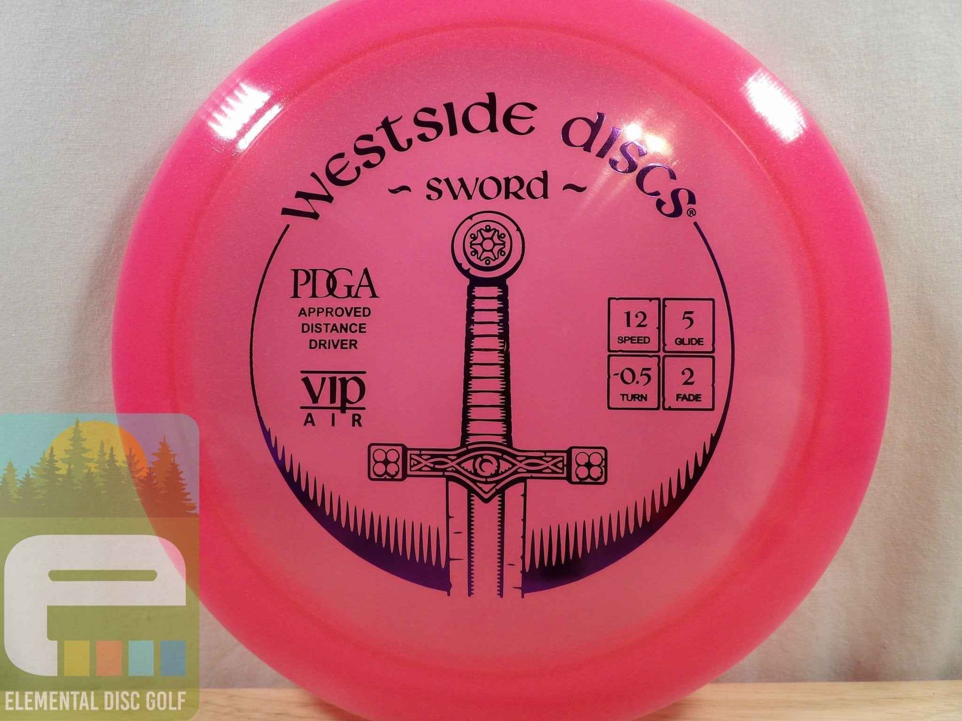 Westside Discs VIP Air Sword (12/5/-0.5/2) - Elemental Disc Golf