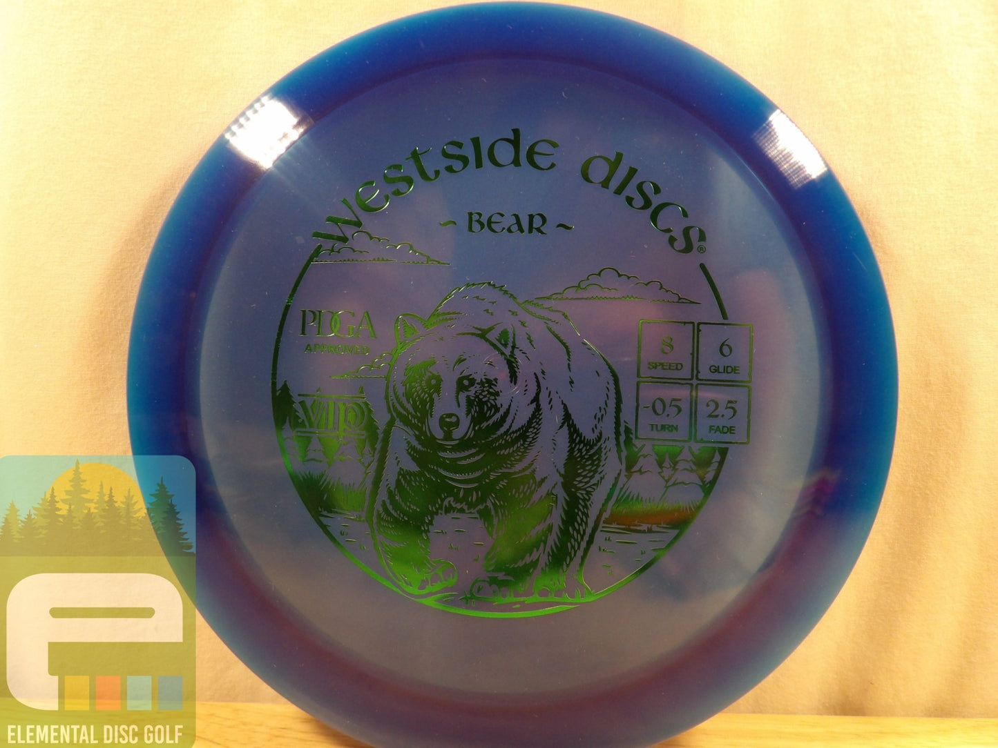 Westside Discs VIP Bear (8/6/ - 0.5/2.5) - Elemental Disc Golf