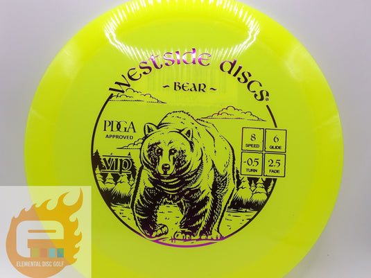 Westside Discs VIP Bear (8/6/-0.5/2.5) - Elemental Disc Golf