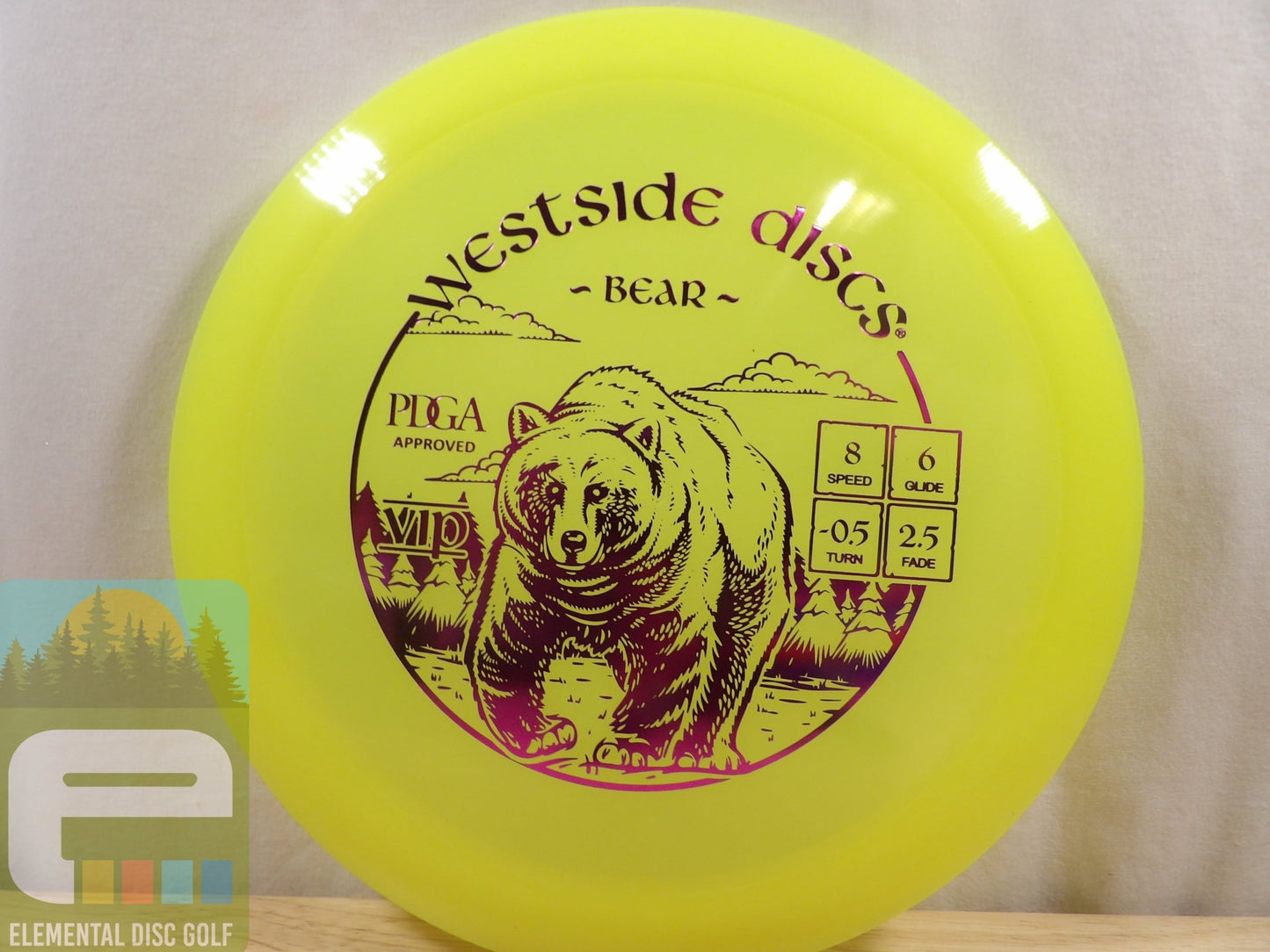 Westside Discs VIP Bear (8/6/ - 0.5/2.5) - Elemental Disc Golf