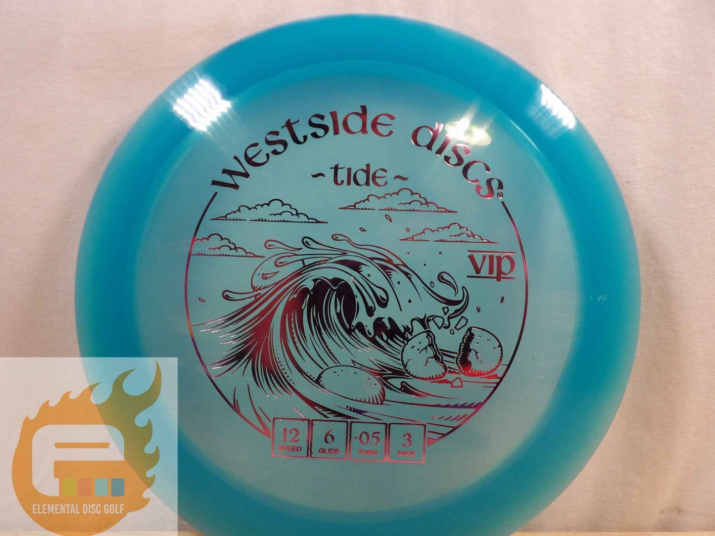 Westside Discs VIP Tide (12/6/-0.5/3) - Elemental Disc Golf
