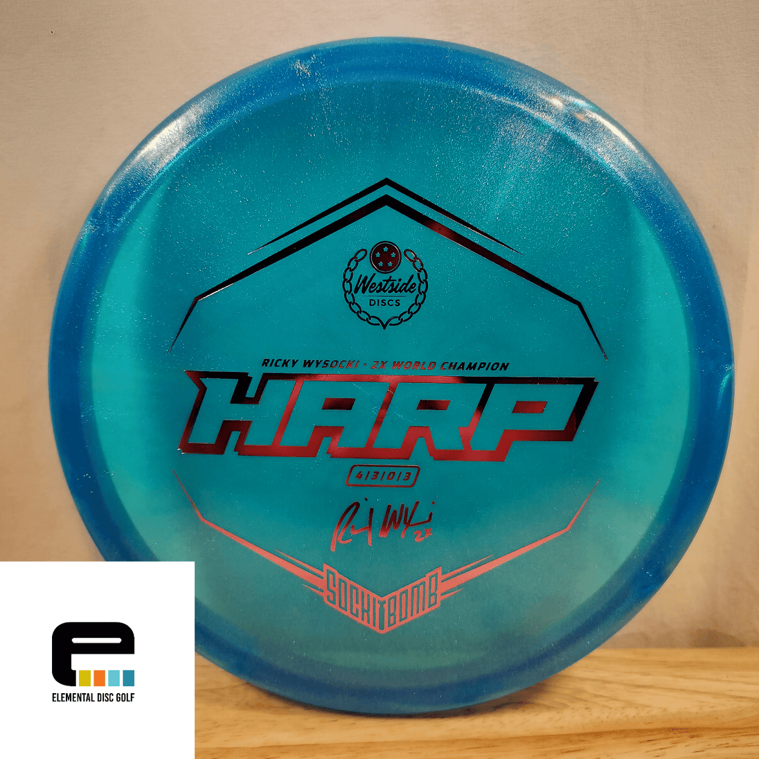 Westside Vip Ice Glimmer Harp (Ricky Wysocki) - Elemental Disc Golf