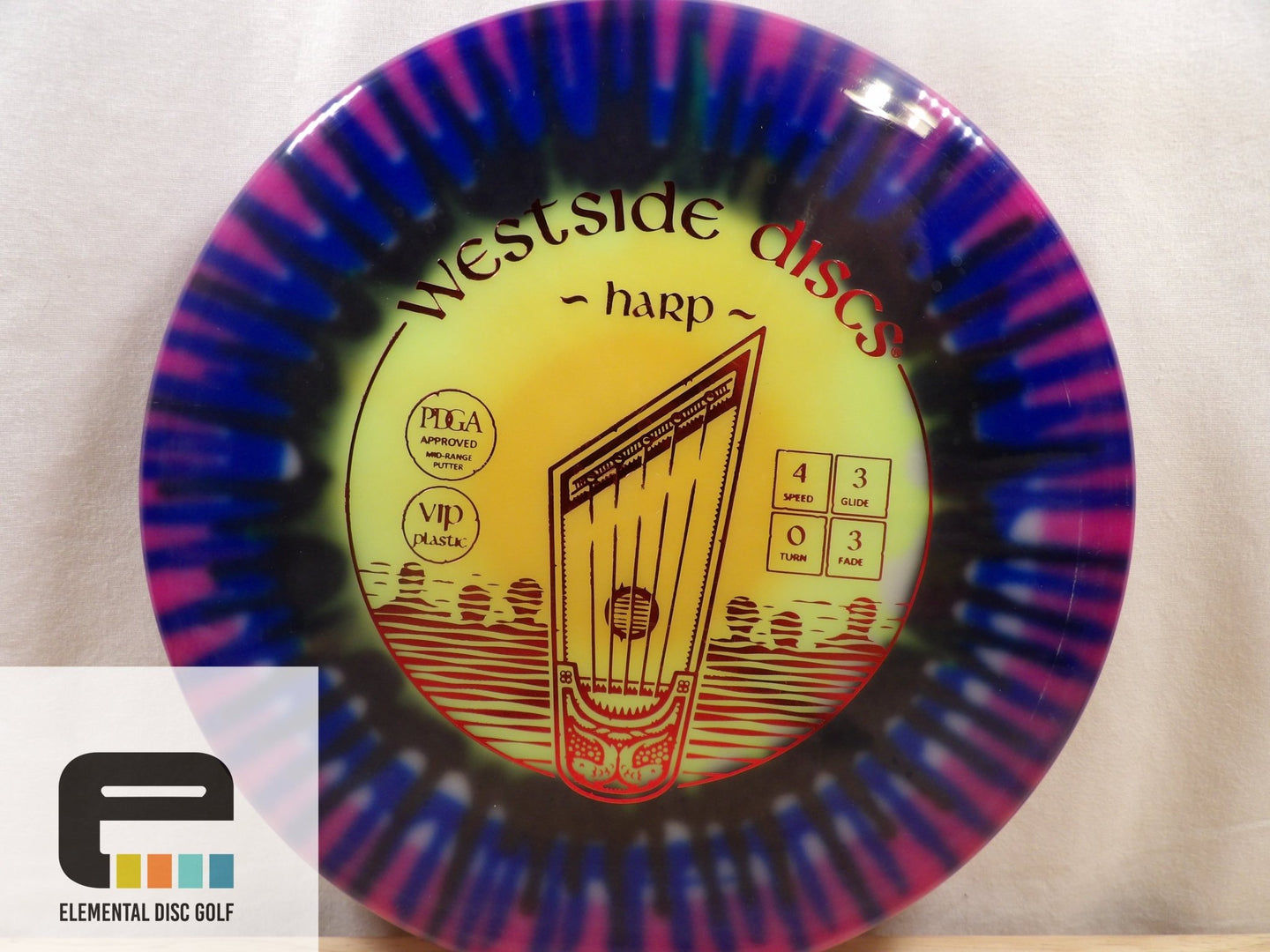 Westside Vip MyDye Harp - Elemental Disc Golf