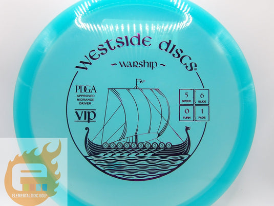 Westside VIP Warship (5/6/0/1) - Elemental Disc Golf