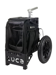 Zuca Compact Cart Black - Elemental Disc Golf