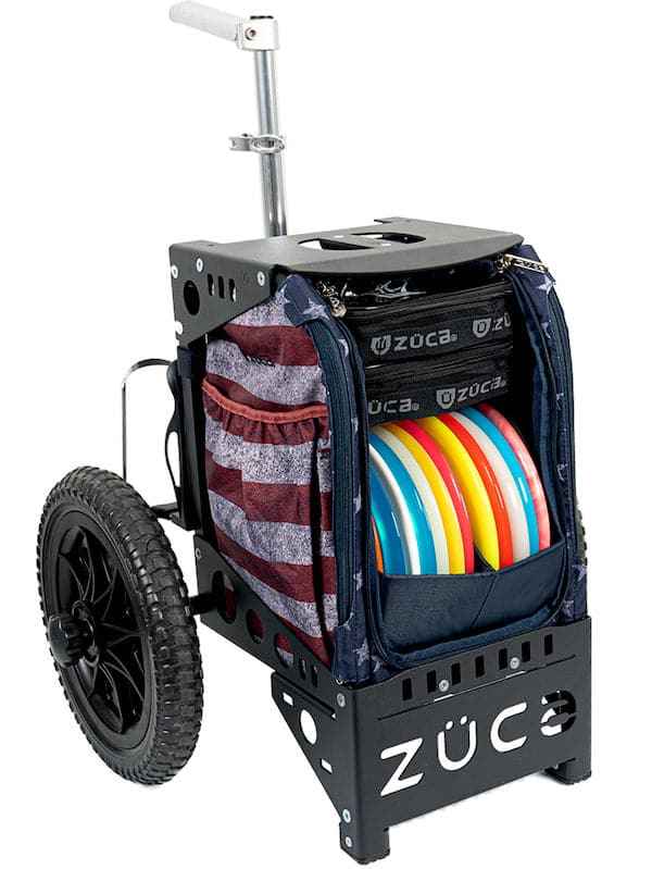 Zuca Compact Cart Old Glory - Elemental Disc Golf